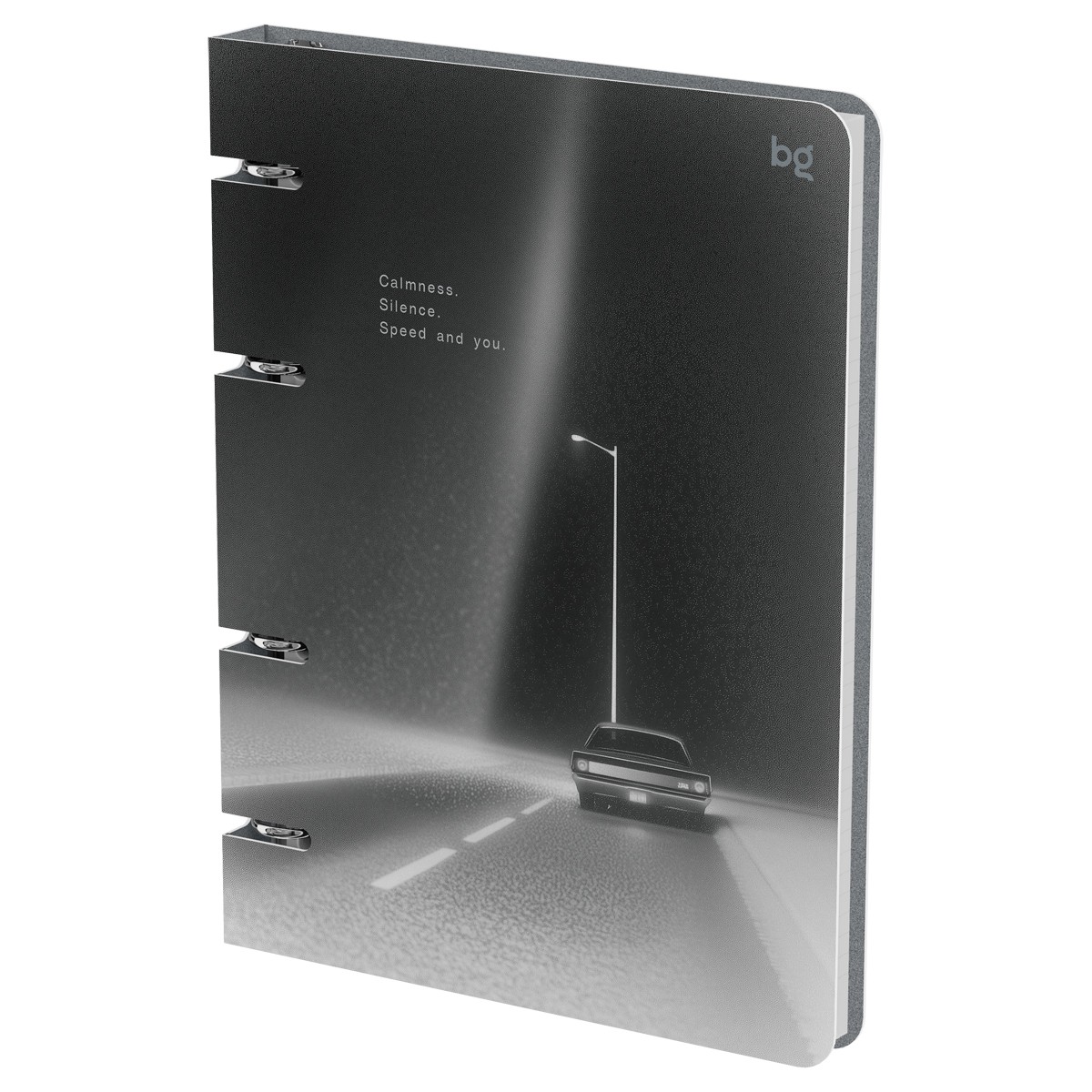 Тетрадь на кольц 120л кл софт-тач Авто 57861 БиДжи