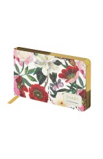 Еженедельник недат А6 исккожа золотсрез Пионы 3-741/10 Bruno Visconti