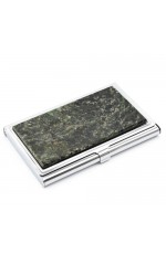 Визитница с камнем актинолит сереб 3723730аи