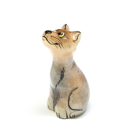 Скульптура из селенита Волк 665022