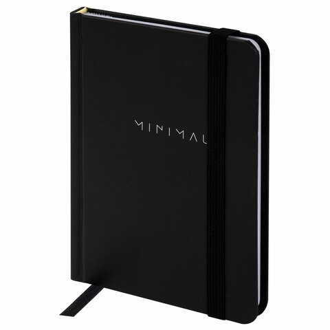 Записная книжка А6 96л кл твобл на рез Minimal 116333 Brauberg