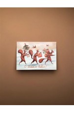 Открытка двойная НГ Белочки