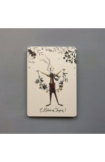 Открытка НГ Кролик с гирляндой