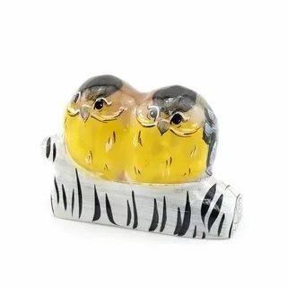 Скульптура из селенита Птички Синицы на ветке 665191