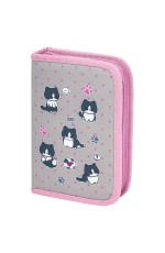 Пенал 1отд Cat patches 272327 Brauberg