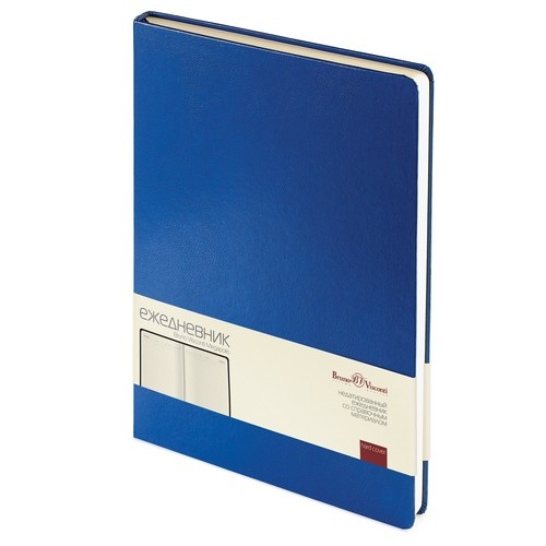 Ежедневник недатированный Размер изделия 193 х 264 мм "MEGAPOLIS" синий