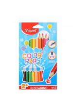 Набор цветных карандашей Maped Color Peps Maxi 12 цветов, 834010