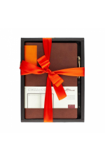 Набор подарочный Ежедневник А5 кожа коричневый + ручка London 3-546/03-2 Bruno Visco