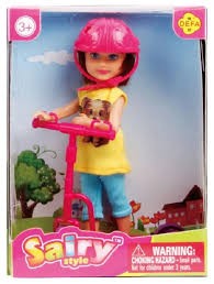 Кукла Малышка на самокате 282414 Defa Lucy