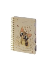 Тетрадь А5 120л с разд спир твобл Милый котик 3-737/10 Bruno Visconti