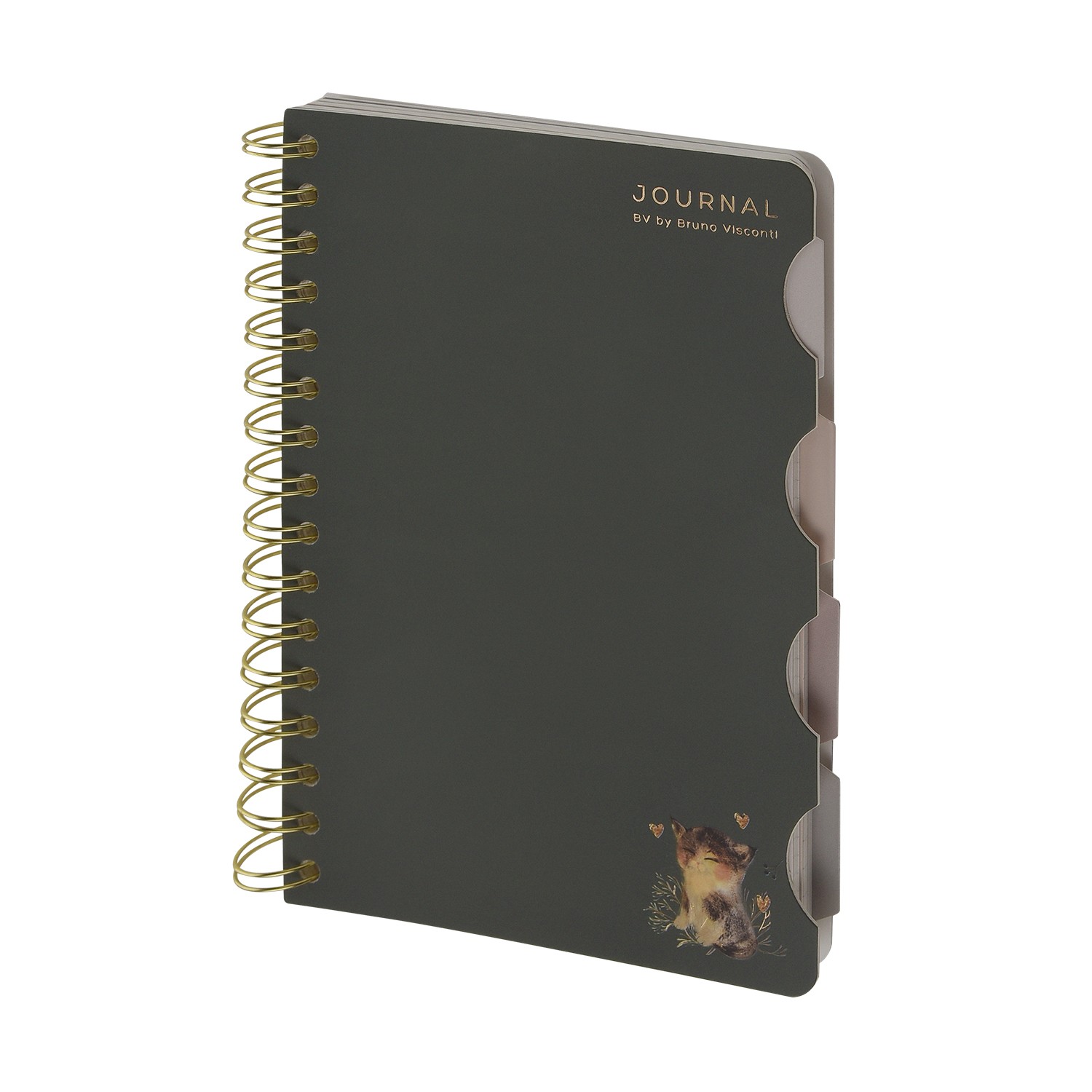 Тетрадь А5 120л с разд спир твобл Love me 3-737/11 Bruno Visconti