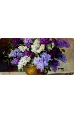 Кружка керам живопись Сирень №0008