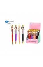 Ручка шар поворотмех с кристаллом+подвеска Котёнок 6358 Basir