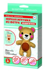 Набор д/творч Шьем мяг игр из фетра Медвежонок 04282 Дескор-во