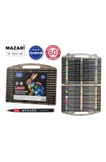 Набор маркеров акрил 60цв Lumo в чемод М-15231-60 Mazari