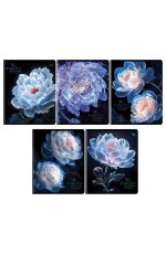 Тетрадь 96л кл Светящиеся цветы 09071 БиДжи