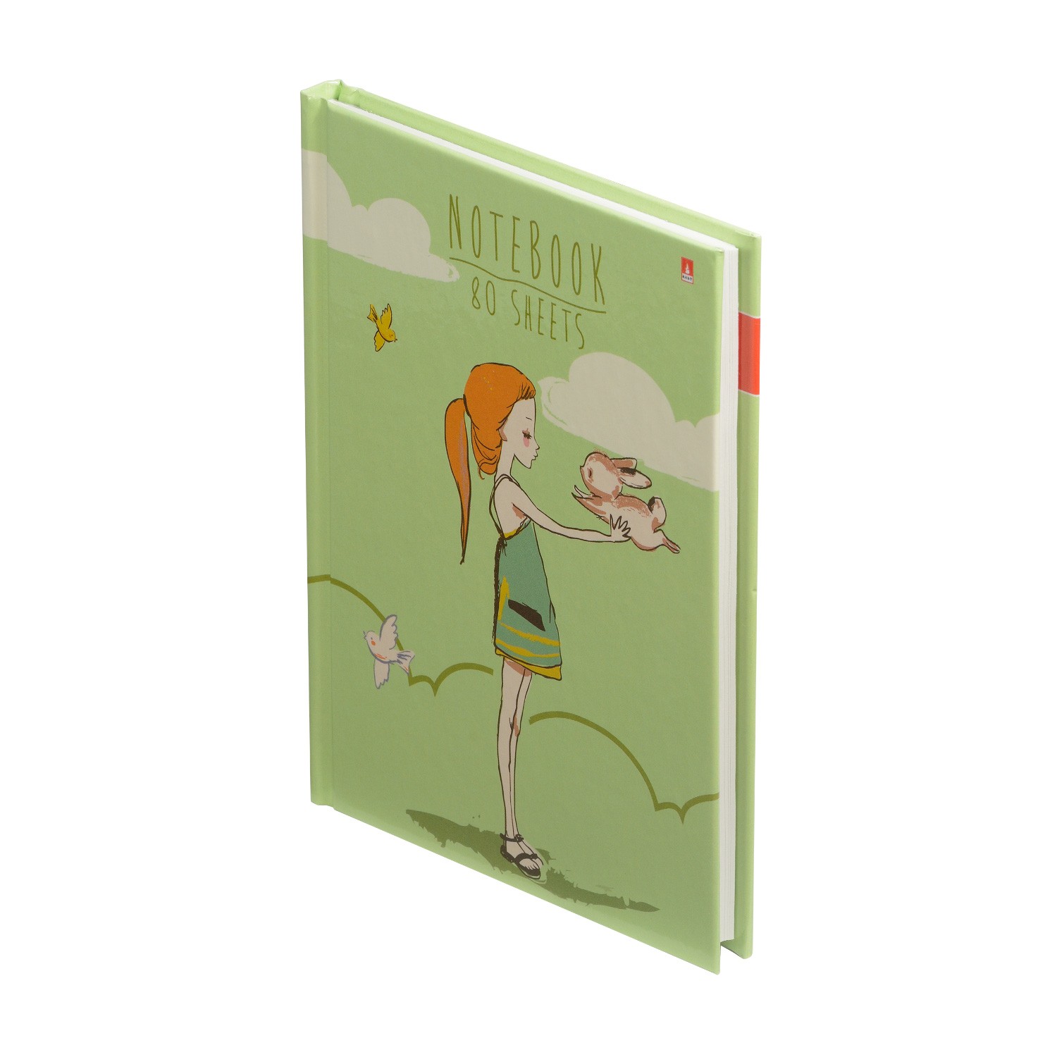 Записная книжка А6 80л твоблGirl and rabbit 3-80-005/22 Альт