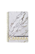 Тетрадь А5 60л кл спир Carrara 7-60-201/25 Bruno Visconti