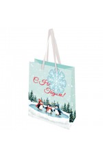 Пакет подар бум 11х6х15см НГ Простая магия 592450 Золотая сказка