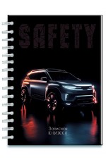 Записная книжка А6 100л кл твоблспир Авто на черном С0592-133 Plano