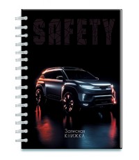 Записная книжка А6 100л кл твоблспир Авто на черном С0592-133 Plano