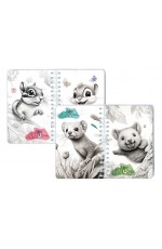 Записная книжка -перевертыш А6 80л кл спирМилота С1226-57 Plano