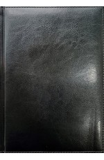 Ежедневник недат А5 исккожа черн 2616-217 Plano