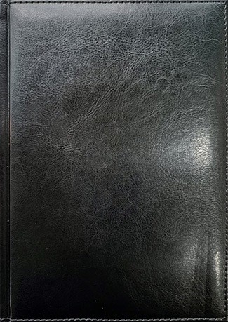 Ежедневник недат А5 исккожа черн 2616-217 Plano