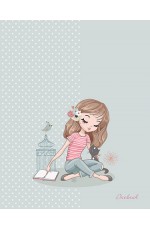 Дневник 1-11кл твобл Девочка с книгой 4072-89 Апплика