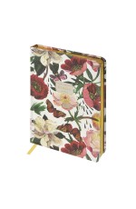 Ежедневник недат А5 исккожа золсрез Пионы 3-744/08 Bruno Visconti