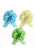 Бант -шар d-15см желт/мятн/голуб за 1шт 591834 Золотая сказка