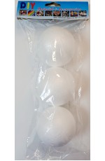 Набор заготовка д/декора Шары полистирол d-7 5см 3шт 20146 Mazari Creative