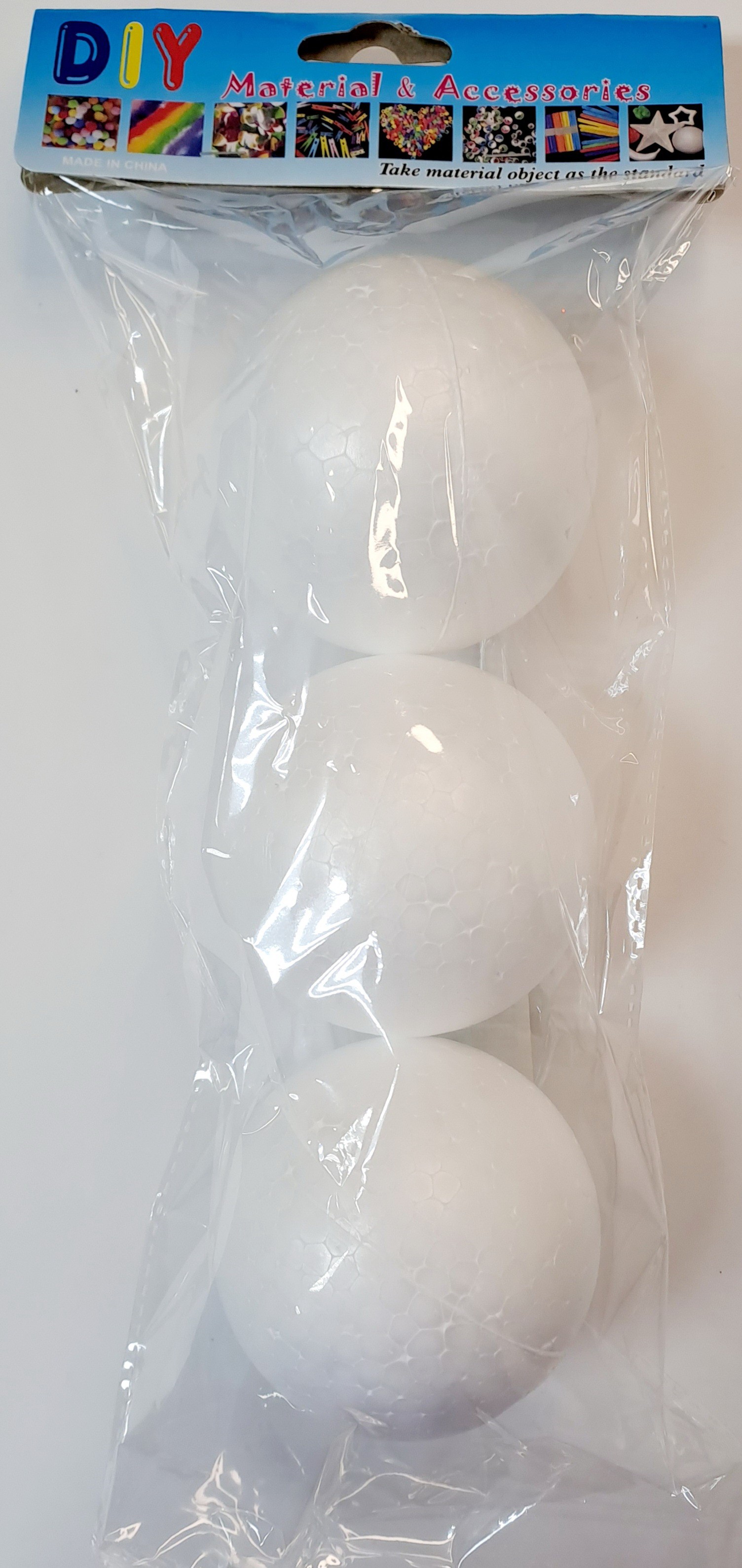 Набор заготовка д/декора Шары полистирол d-7 5см 3шт 20146 Mazari Creative