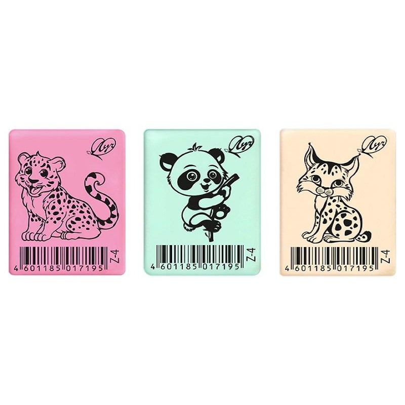 Ластик ZOO пастель Z1 31С 1966-08 Луч