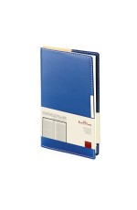 Ежедневник недат А6 исккожа син 3-492/01 Bruno Visconti