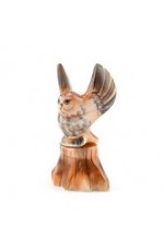 Скульптура из селенита Совушка на пне 665223