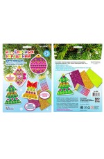 Набор д/творч Аппликация Набор елочных украшений 2 03661 Дескор-во