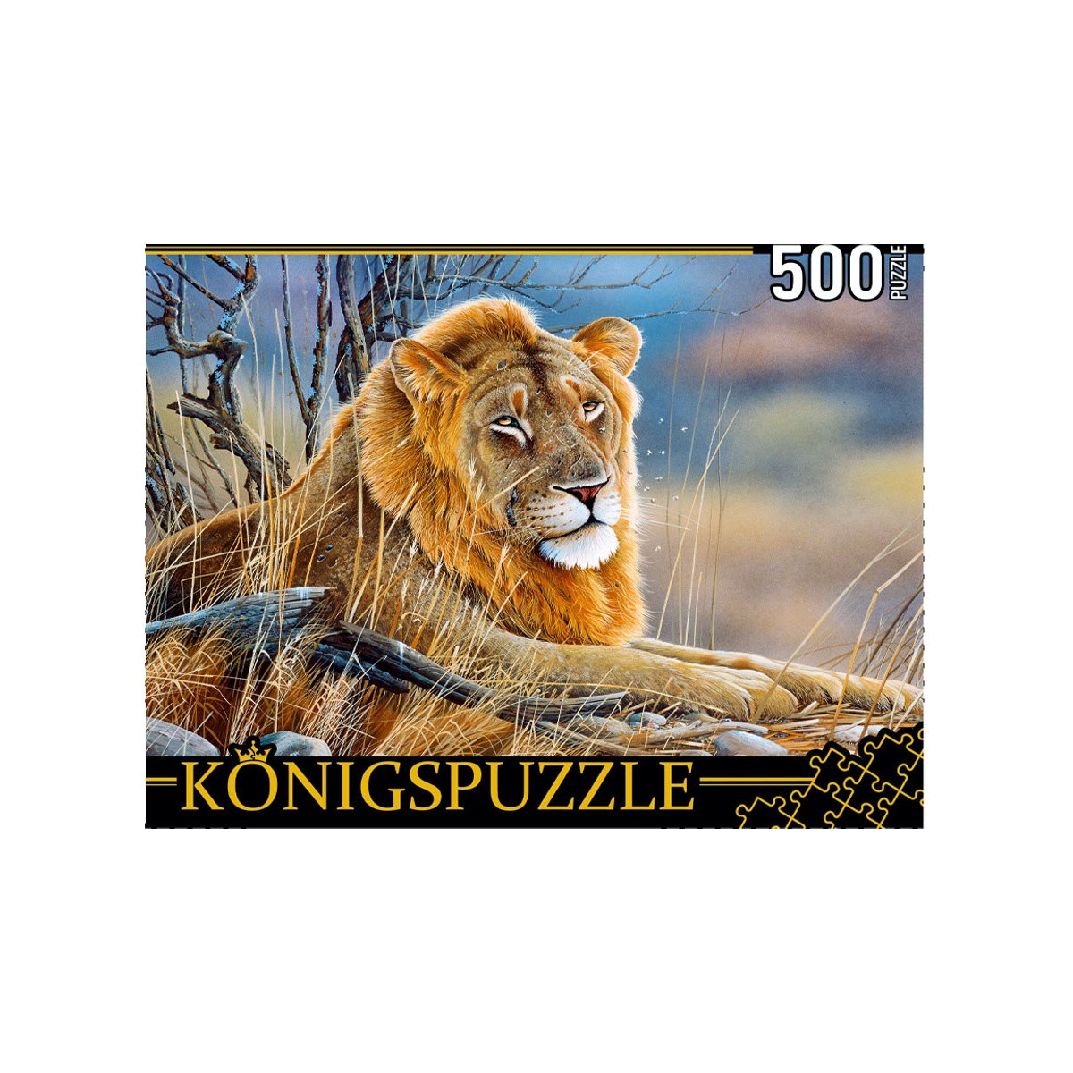 Пазл Konigspuzzle 500эл Веннинг лев РУКК500-3698