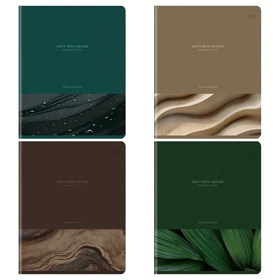 Тетрадь 96л кл софт-тач Моменты спокойствия 09066 БиДжи