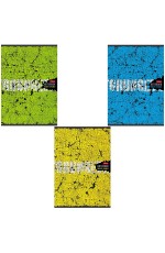 Тетрадь А4 80л кл Яркий гранж Хатбер