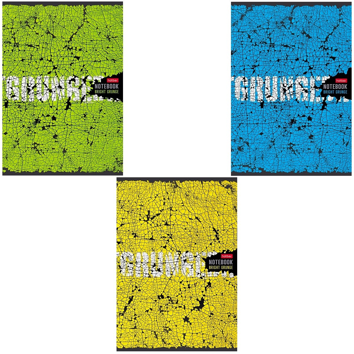 Тетрадь А4 80л кл Яркий гранж Хатбер