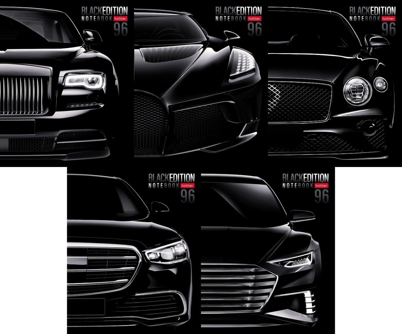 Тетрадь 96л кл Black Edition 96Т5лВ1 Хатбер