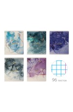 Тетрадь 96л кл Мрамор 7-96-1298 Альт