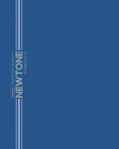 Тетрадь 96л лин Soft-touch Чернильное небо 05061 Хатбер