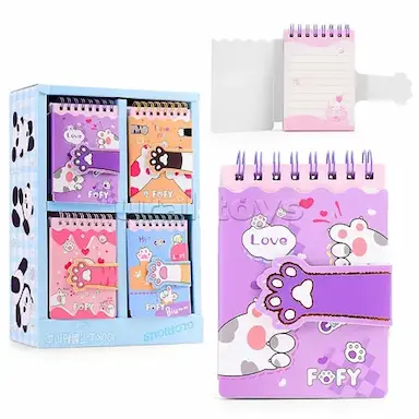 Блокнот 7 7*10 7см 80л спир Лапка М-3275 Mazari